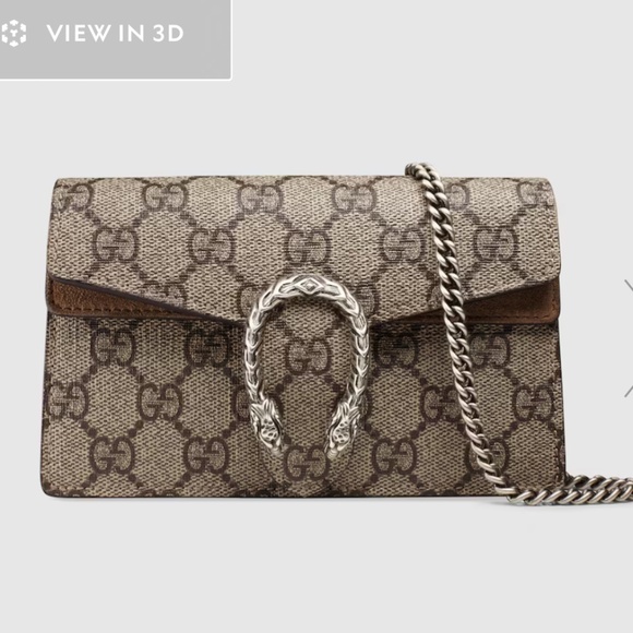 Gucci DIONYSUS GG SUPER MINI BAG - Picture 1 of 11